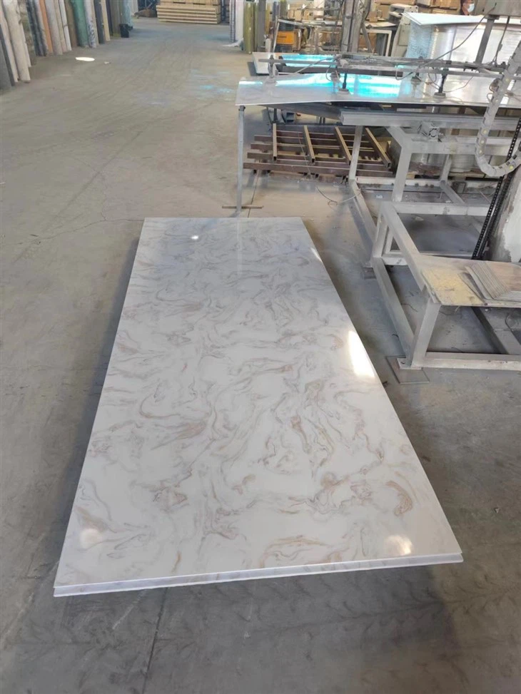 1220*2440mm High Glossy Uv Marble Sheet