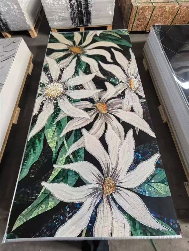 5D Digital Printed PVC UV Artificial Marble Sheet factory